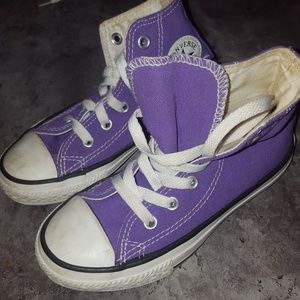 Purple Hi-Top Converse